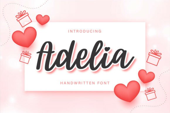 Adelia Script: A Handwritten Font for Heartfelt Brand Design