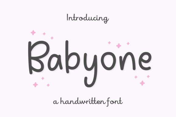 Babyone: A Playful Handwritten Font for Campaigns That Connect