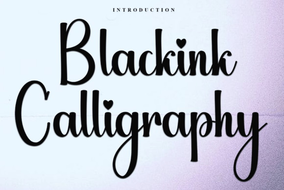 Blackink Calligraphy: A Festive Typeface for Holiday-Themed Editorial Design