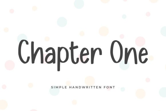Chapter One: A Sweet Handwritten Font for Makers and Design Lovers