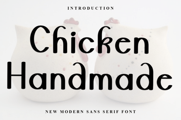 Chicken Handmade: A Festive Typeface for Enchanting Editorial Designs