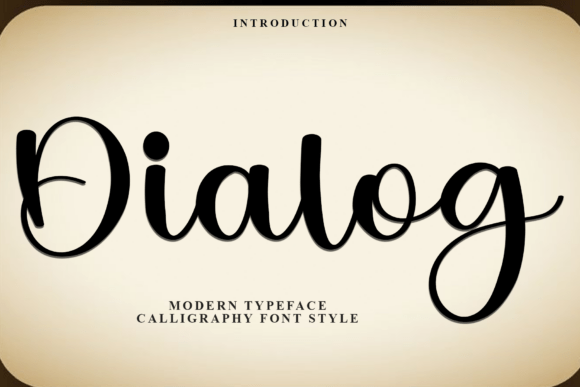 Dialog: A Festive Script Typeface for Holiday-Themed Web Design