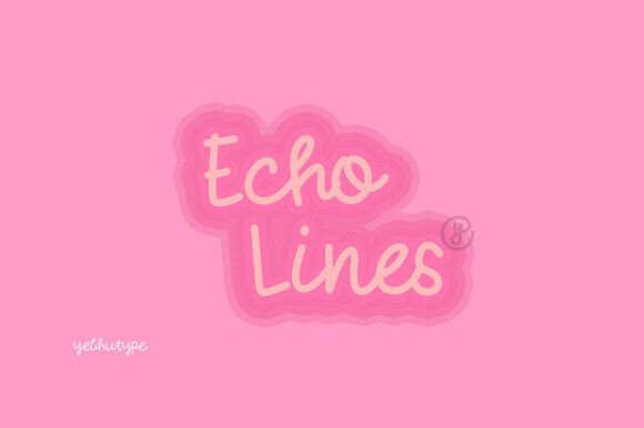 Echo Line Font: Whimsy Meets Grace in Editorial Design