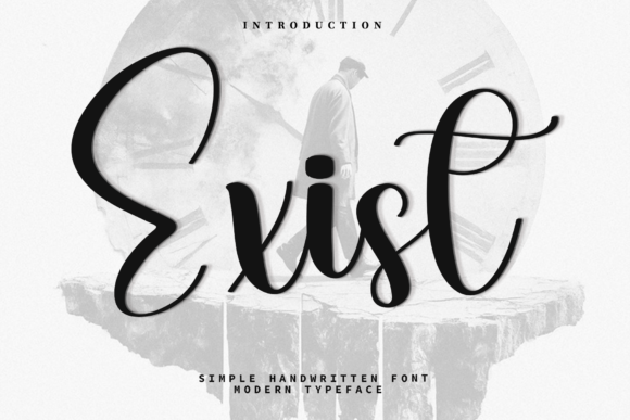 Exist: A Beautiful Script Handwritten Font for Modern Marketing Design