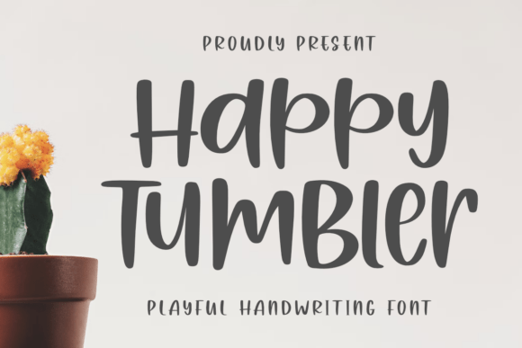 Happy Tumbler: A Cheerful Handwritten Font for Playful Branding Projects