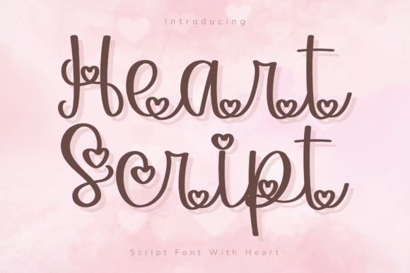 Heart Script: A Sweet Handwritten Font for Playful Branding Projects