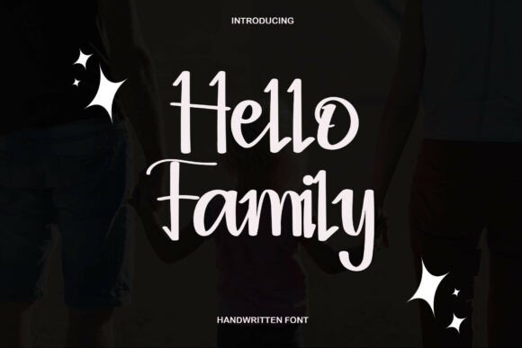 Hellofamily: A Playful Handwritten Font for Crafters and Makers