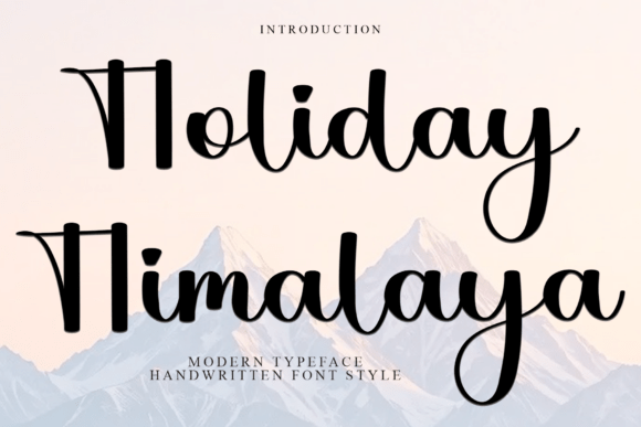 Holiday Himalaya: The Script Handwritten Font That Elevates Campaign Visuals