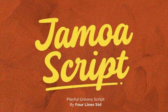 Jamoa Script: A Playful Groovy Font for Summer-Inspired Branding