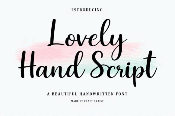 Lovely Hand Script: A Handwritten Font for Elegant Campaign Typography