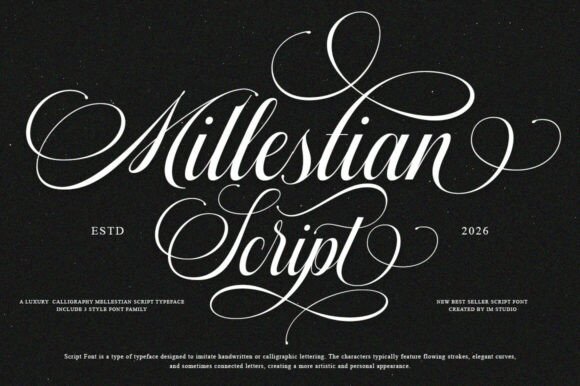 Mallestian Script: Elevating Web Design with Elegant Script Typography