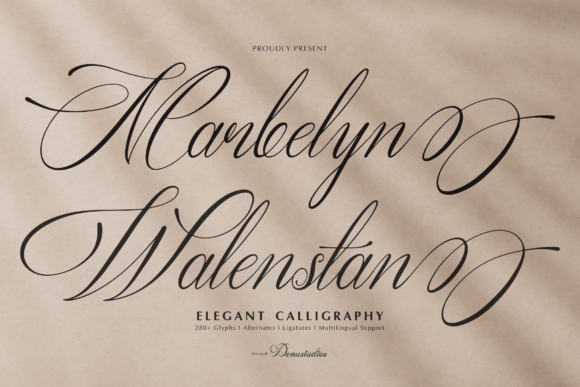 Marbelyn Walenstan: A Luxurious Script Font for Elegant Web Design