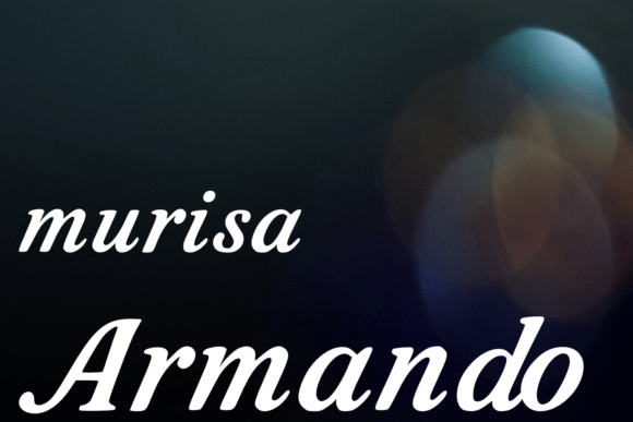 Murisaarmando Regular: A Serif Italic Typeface for Elegant Editorial Design
