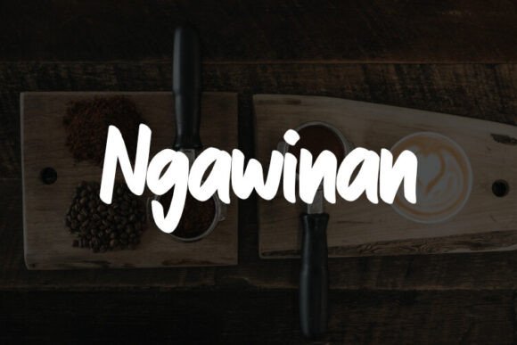 Ngawinan Font: Stylish Script for Creative Design Projects