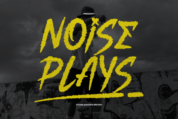 Noise Plays: A Bold Handwritten Font for Urban-Inspired Editorial Design