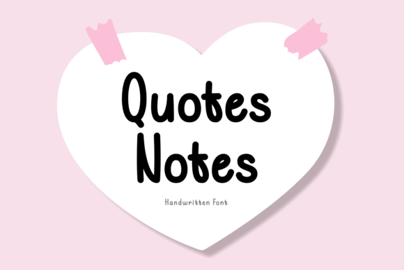 Quotes Notes Font: Adding Playful Elegance to Web Design Projects
