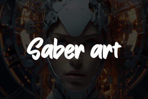 Saber Art: A Versatile Script Font for Modern Web Design Projects