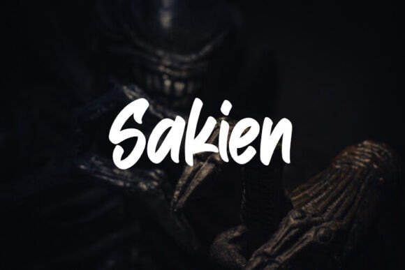 Sakien: A Handwritten Script Font That Elevates Your Product Designs