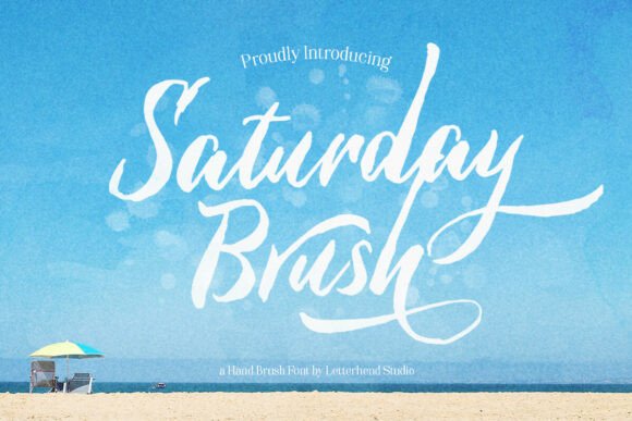 Saturday Brush Script Font for Lively Branding and Creative Design Projects