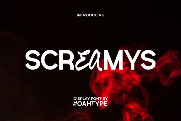 Screamys Font: Elevating Editorial Design with Mystery and Luxury