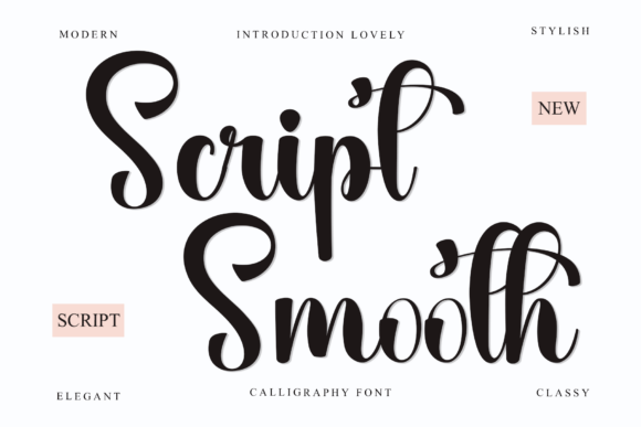 Script Smooth: A Handwritten Script Font for Elegant Branding