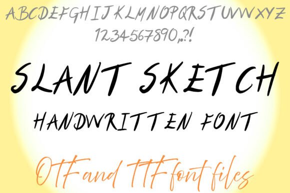 Slant Sketch: A Sweet Handwritten Font for Campaign-Ready Design