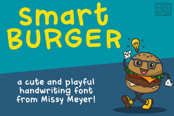 Smart Burger: A Casual Handwriting Font for Digital Branding and Web Design