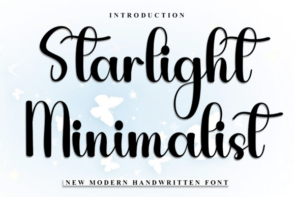 Starlight Minimalist: A Warm & Playful Script Font for Creative Branding