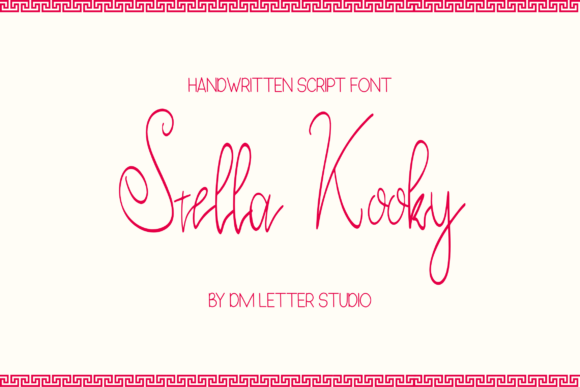 Stella Kooky Font: A Handwritten Typeface for Quirky Craft Designs