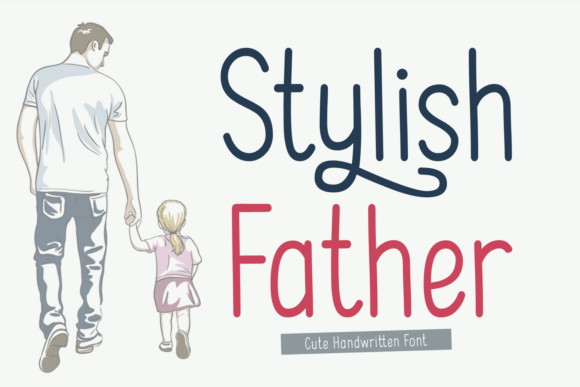 Stylish Father: A Script Handwritten Font for Elegant Branding