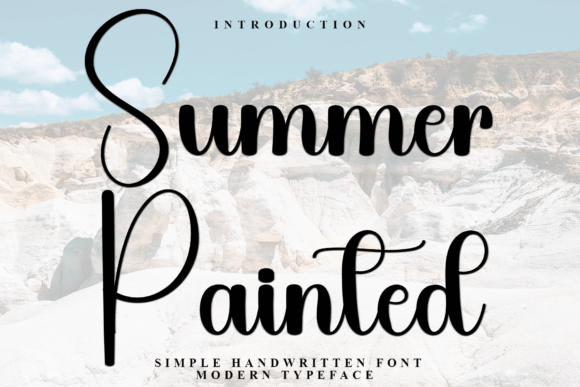 Summer Painted: A Casual Handwritten Font for Creative Branding Projects
