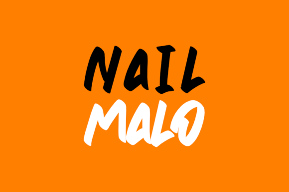 Transform Your Designs with Nail Malo: A Script Handwritten Font for Makers and Sellers