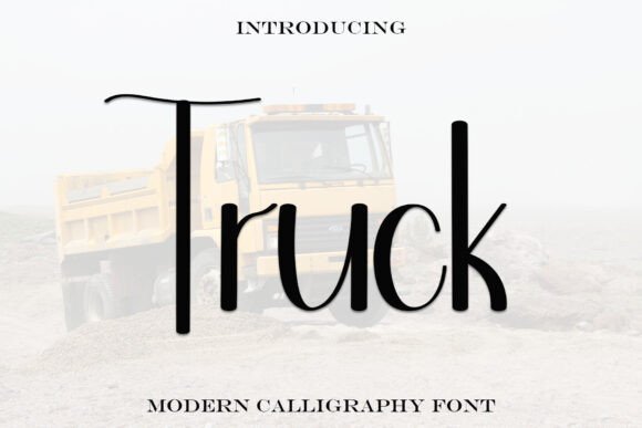 Truck: A Trendy Handwritten Font for Elegant Web Design
