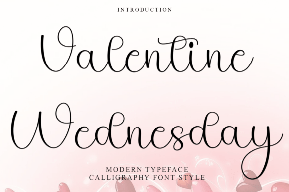 Valentine Wednesday: A Timeless Handwritten Font for Elegant Editorial Design