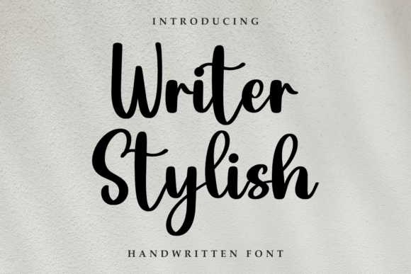 Writer Stylish: A Sweet Handwritten Font for Crafters & Small Business Branding
